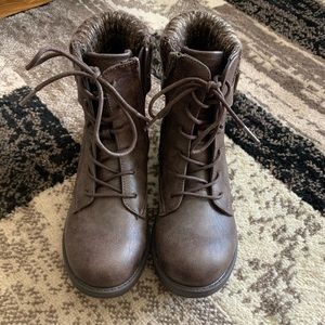 Union Bay Brown Combat Boots